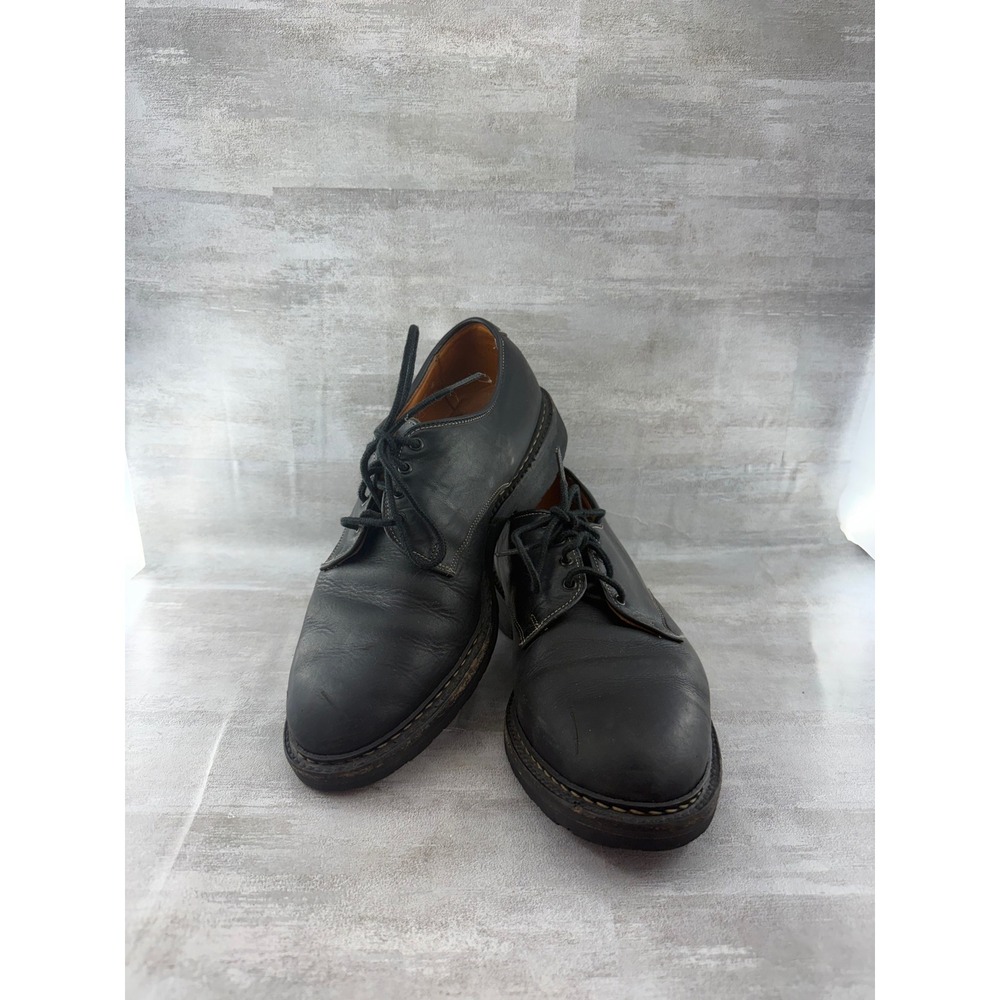 Allen Edmonds Wilbert Black Leather Split Toe Derby Shoes 91839 Men Sz 8D